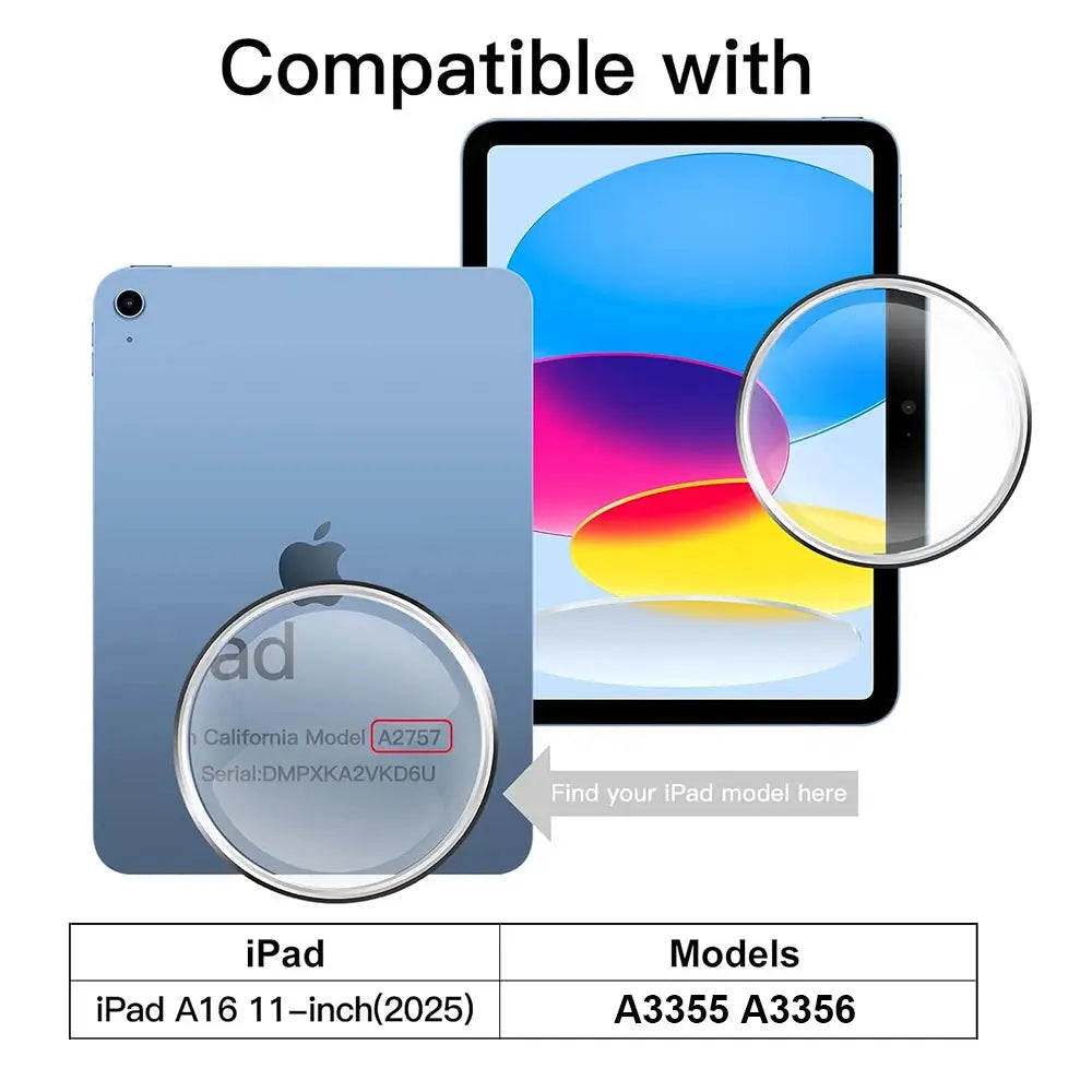 ShieldTech iPad 11th Gen 11 Inch 2025 A16 Tempered Glass Screen Protector Ultra Thin Anti Scratch Crystal Clear