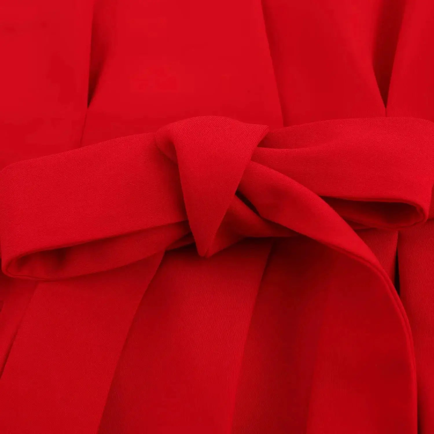 KONDALA red blazer set with sash knot belt, Simples Market