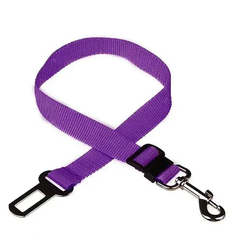 Adjustable Pet Car Seat Belt For Cats And Dogs Safe Vehicle Harness Lead Clip Secure Pet Restraint