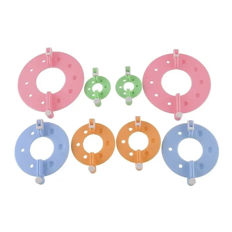 8 Piece Fluff Ball Pom Pom Maker Kit With Four Sizes For Knitting Loom Crafts Kids DIY Tools