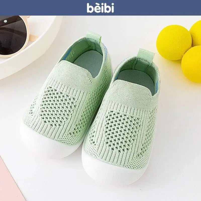 Baby Spring Summer Soft Sole Socks Shoes Mesh Unisex Anti Slip Floor Socks 0 To 3T Lightweight Walking Shoes