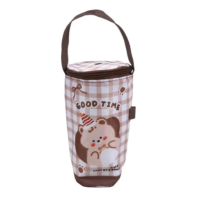 SipSaver Portable Milk Tea Tote Bag Insulated Keeps Drinks Hot On The Go With Durable Oxford Cloth