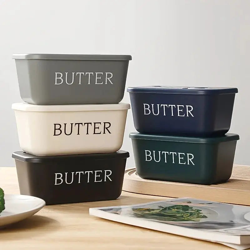 Home Essentials Butter Container With Knife Sealed Airtight Butter Box For Easy Slicing And Serving