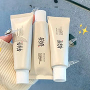 Korean Rice Extract Cream SPF50 Plus Hydrating Concealer for Brightening and Evening Skin Tone Lightweight Long Lasting