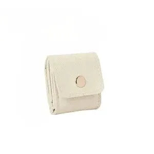Mini Folding Leather Jewelry Bag For Earrings And Necklace Storage Portable Travel Jewelry Box