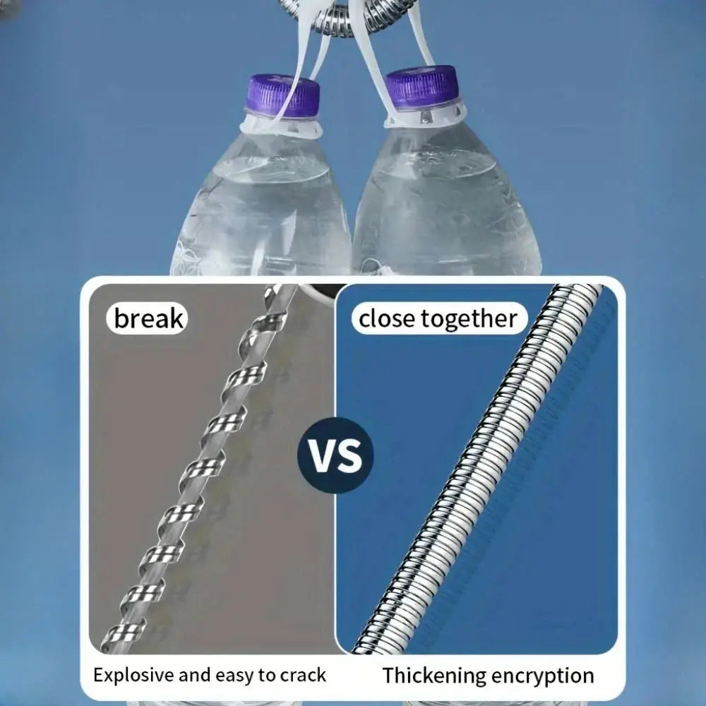 Shower hose, stainless steel anti-kink, leak-proof, high-pressure resistant, universal G 1/2 connection