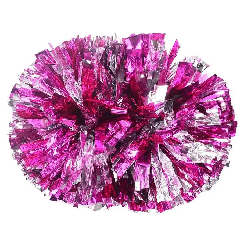 Large Cheerleading Pom Poms With Handle Cheer Balls Big Gold Silver Red Yellow Blue For Women And Kids Accessories