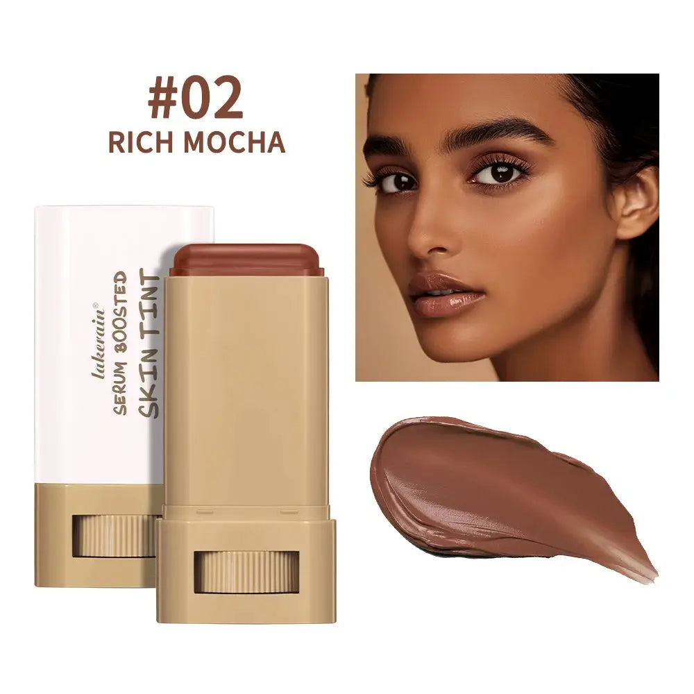 LuminaSkin Skin Tint Foundation Stick Serum Boosted Hydration High Coverage for Natural Plump Finish
