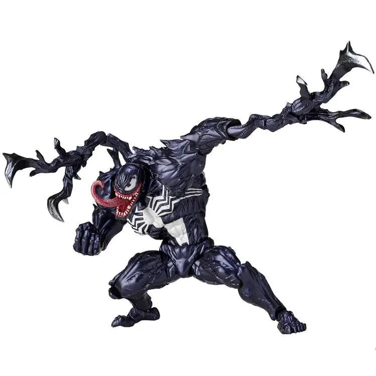 Venom Amazing Yamaguchi Legends Action Figure with Articulated Joints and Swap Face Statue Collectible Toy Gift