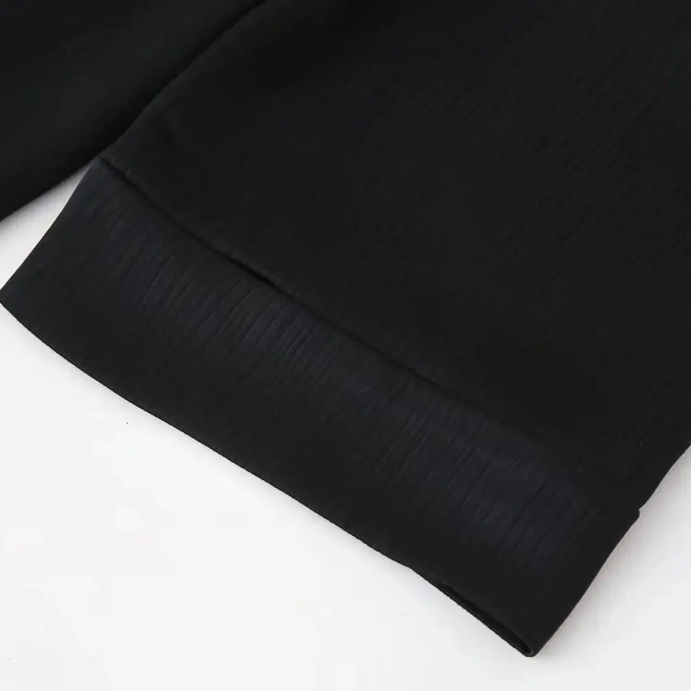 European American Double Breasted Jacket Pants Set Wrinkle 2024 Spring