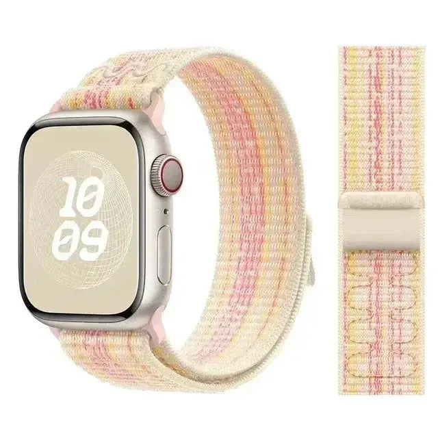 Nylon Loop Strap for Apple Watch Ultra 3 49mm Bracelet iWatch 11 10 9 8 7 6 5 4 se Sport NEW Design 42-46mm 45mm 44mm 41mm Band