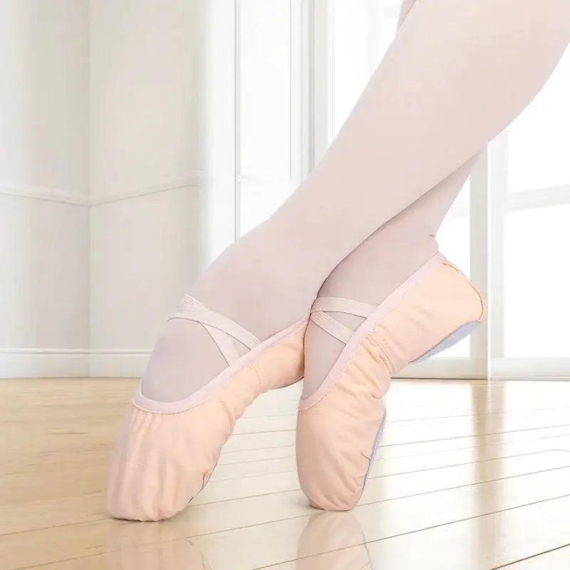 Canvas Ballet Shoes For Women Girls Children And Adults Split Sole Dance Slippers For Ballet Gymnastics Yoga Training