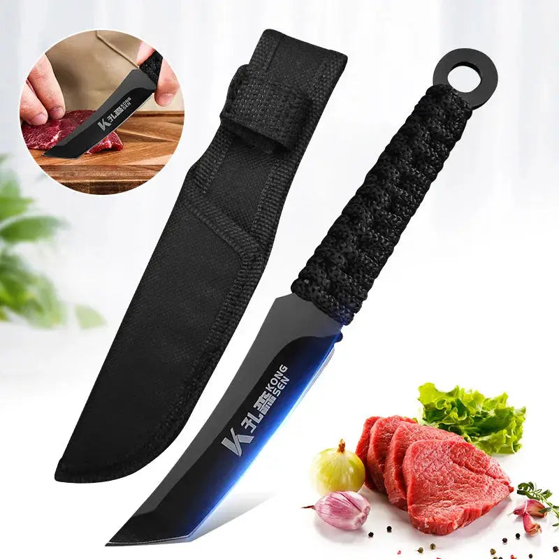 Hand Forged Barbecue Boning Knife For Meat Deboning Filleting And Slicing Fruit Fish Vegetables Chef Tools
