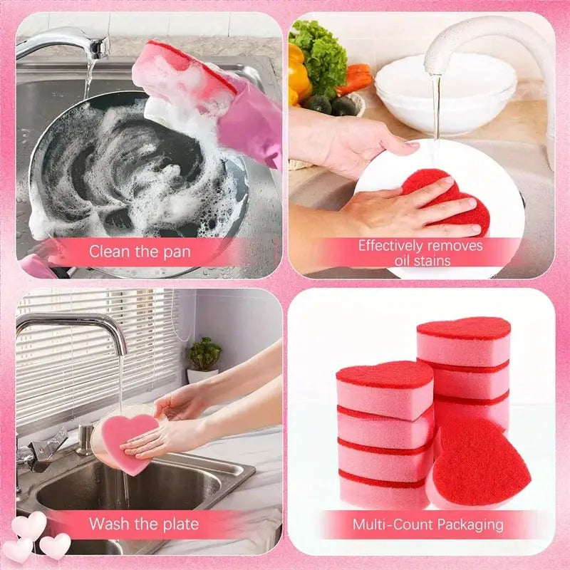 Non Scratch Kitchen Scrub Sponges For Gentle Cleaning Of Stovetops Sinks And Kitchen Surfaces