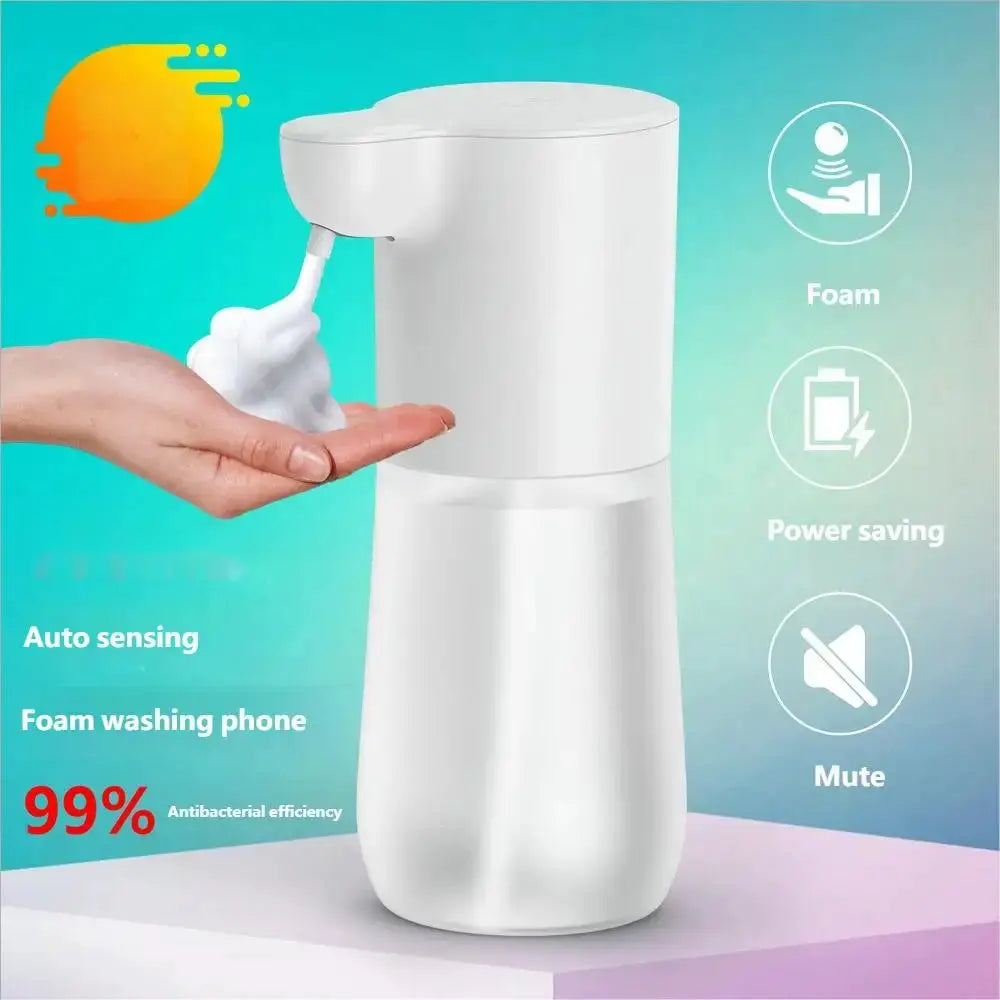 HOMEFISH white smart sensor soap dispenser, 350ml, USB charging, Simples Market