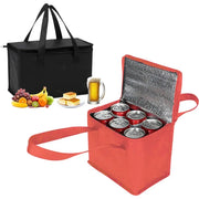 Portable Lunch Cooler Bag With Folding Insulation For Picnics Beverages Food Transport Beer Delivery