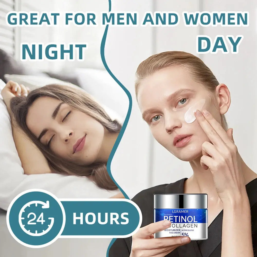 NovaDerma Retinol Radiance Cream Fades Fine Lines Tightens Skin And Deep Hydration For Youthful Glow