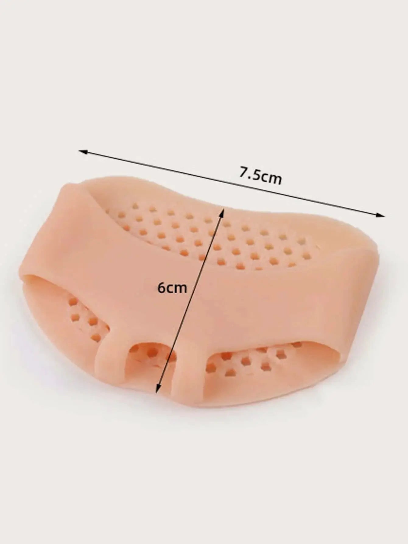 Forefoot Gel Foot Pads Reusable Soft Cushioning Inserts For Shoes For Men And Women Wear Resistant 10 Sets