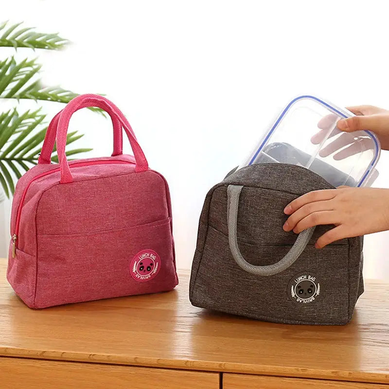 AuroraCarry Insulated Bento Lunch Bag Premium Aluminum Foil Insulation Keeps Meals Fresh Warm Or Cold Longer
