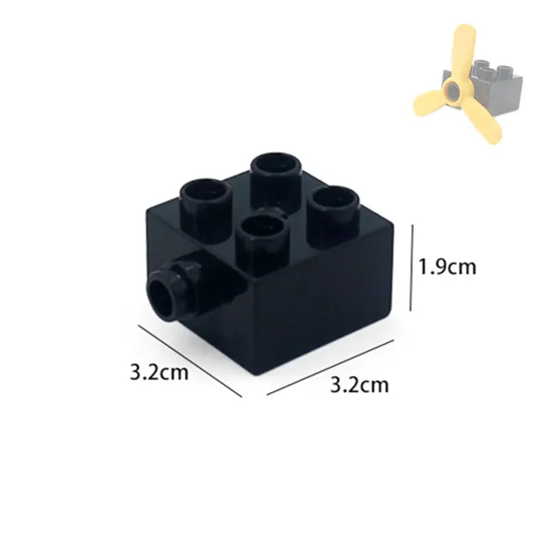Big Building Blocks Traffic Mechanical Construction Set For Kids Compatible Large Bricks Educational Science Toy Gift