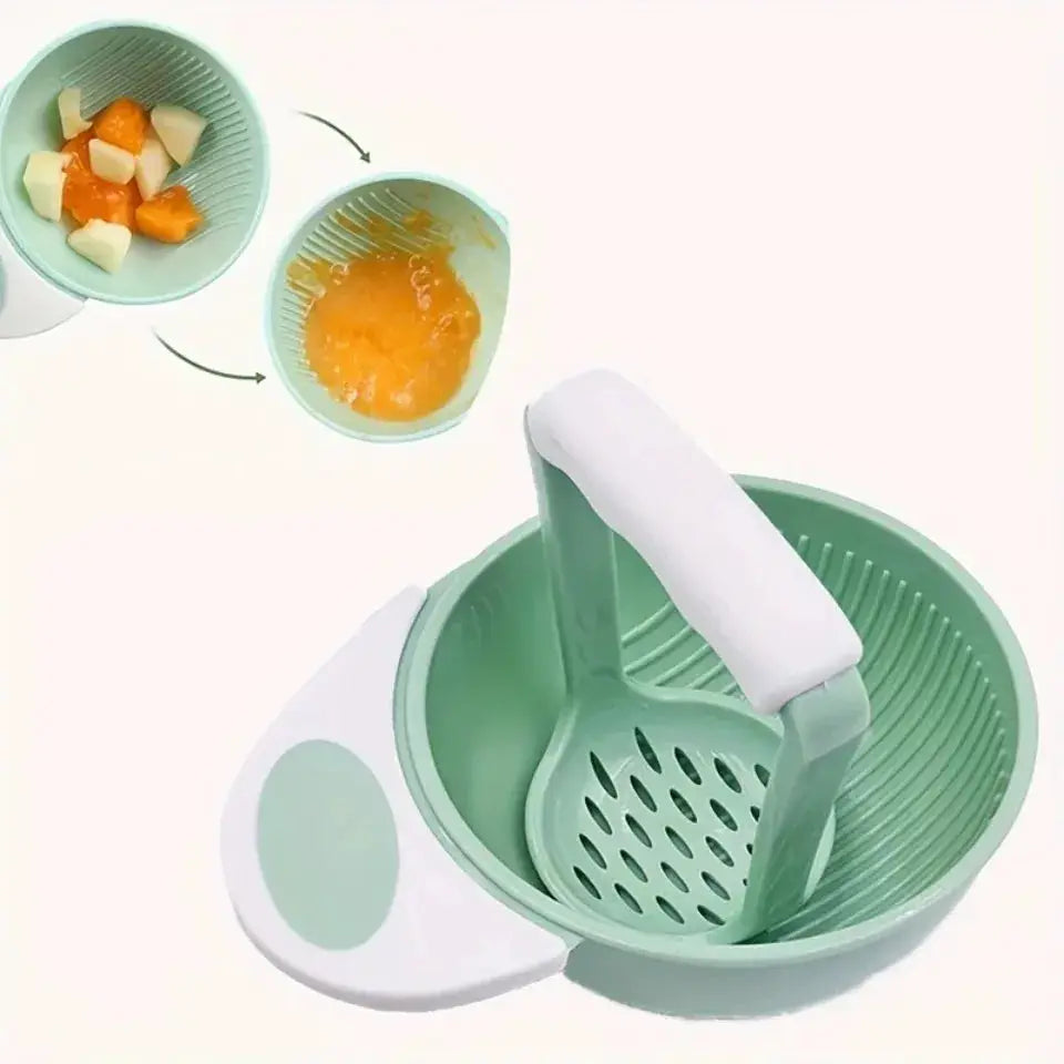 Baby Manual Grinder Set For Supplementary Food Grinding Bowl Fruits Vegetables Purees For Toddlers