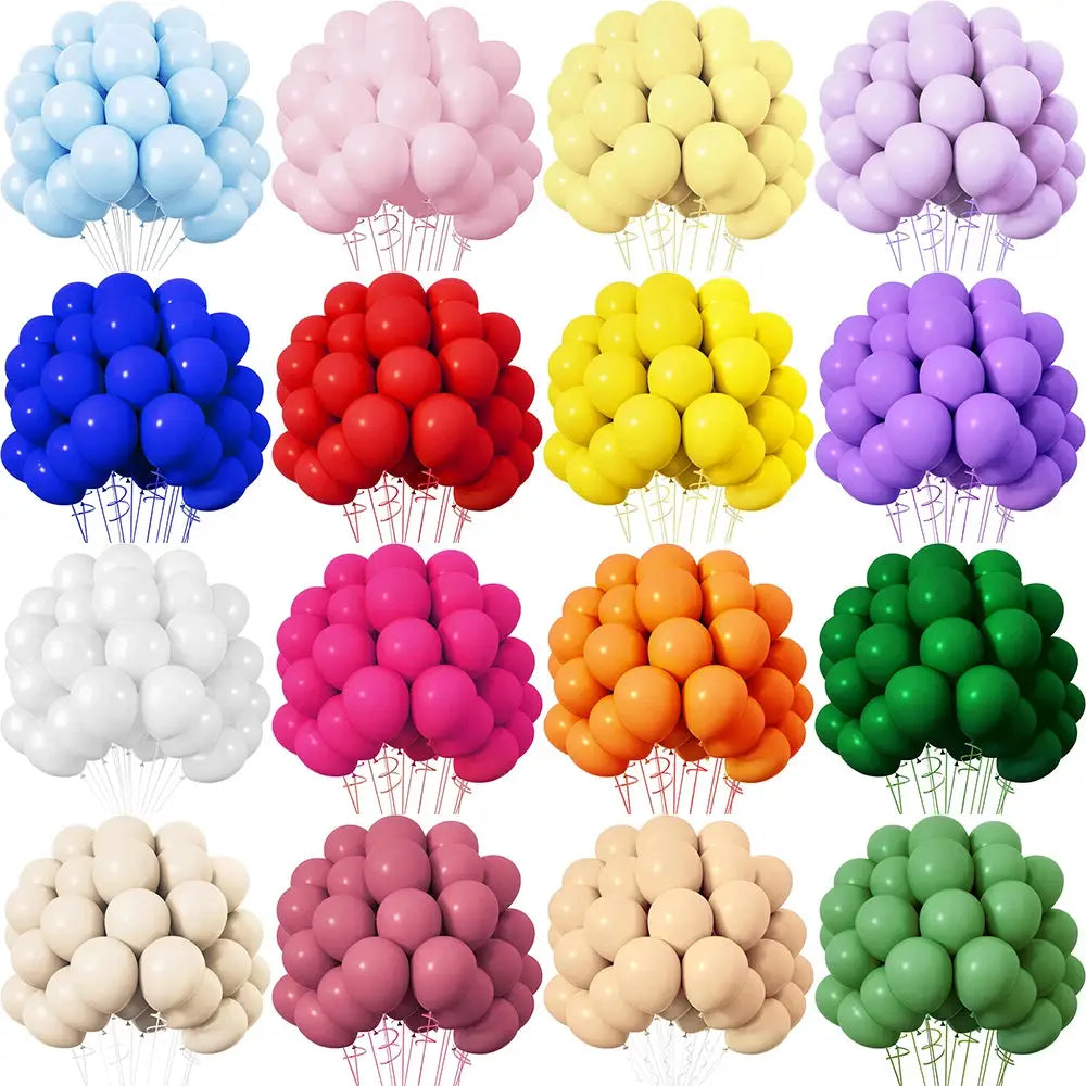 5 10 12 Inch Latex Balloons Baby Blue Red Green White Sand 10 20 30 Pcs Wedding Baby Shower Birthday Party Decor