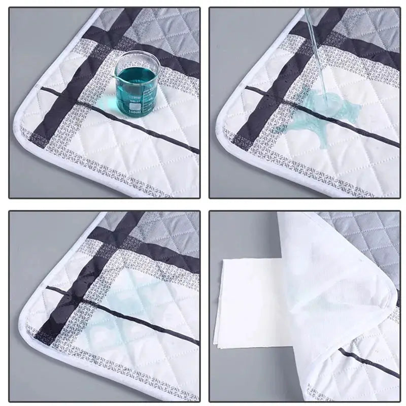 Homefish Washable Mattress Urine Mat Baby Toddlers Cartoon Bed Protector Diaper Bedding Urine Pads