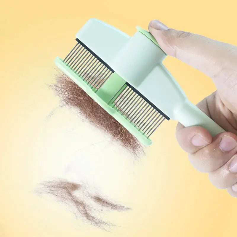 Professional Cat Grooming Massage Brush for Detangling Knots and Gentle Hair Removal