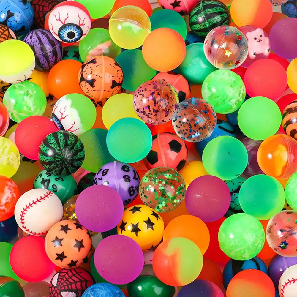 12 Or 30 Pieces Mini Colorful Bouncy Ball Toys For Kids Parties Baby Showers Pinata Fillers Party Favors