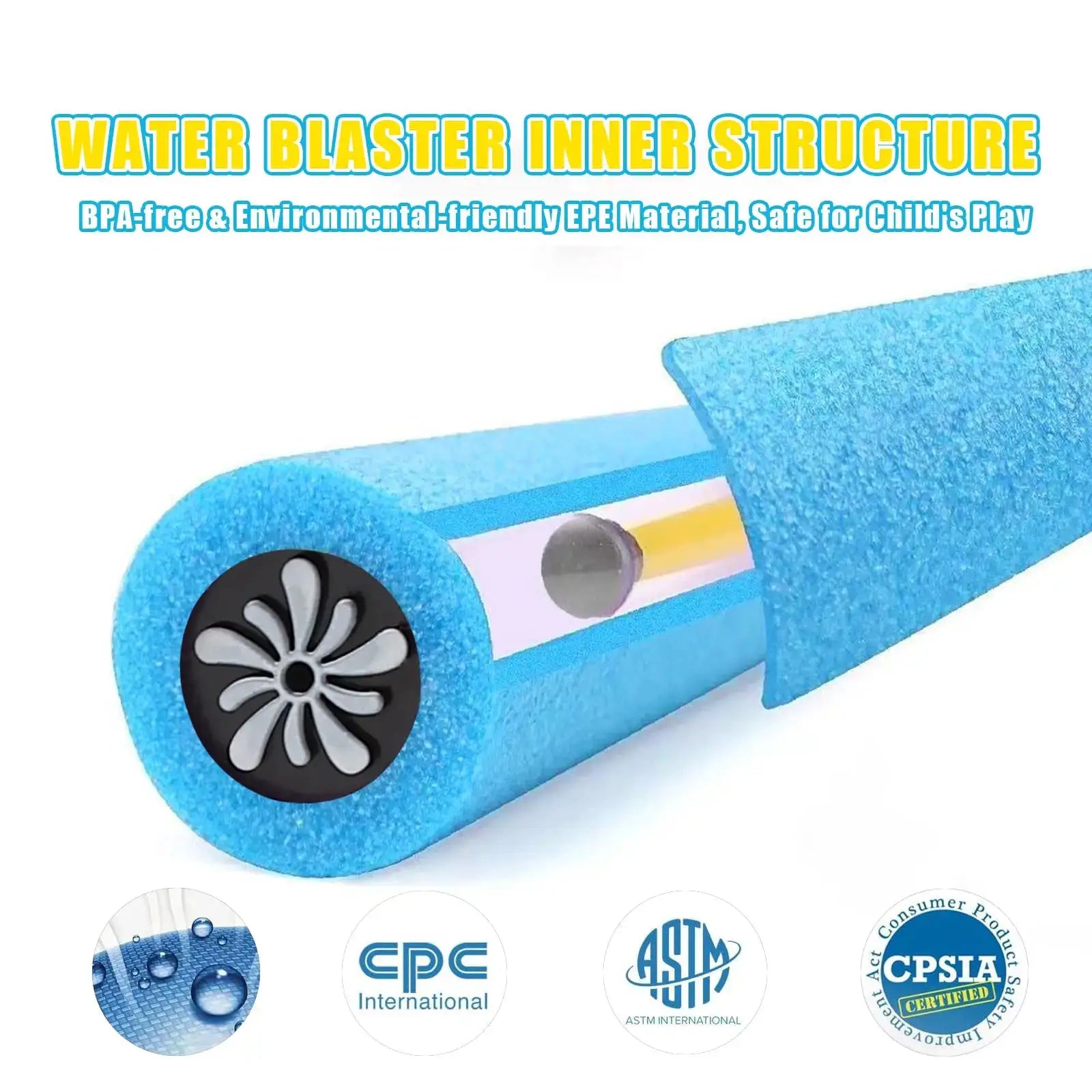 10 Pack Water Guns for Kids Summer Foam Water Gun Toys Squirter Soaker Blaster for Pool Beach Games