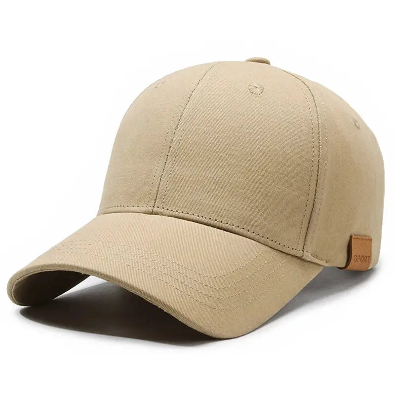 Dry Quickly Sun Cap Unisex Outdoor Casual Baseball Hat Big Size 60 To 65cm Adjustable Peaked Visor Cap
