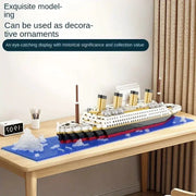 Titanic Cruise Ship Miniature Building Block Set for Couples Gifts Boutique Decor Display
