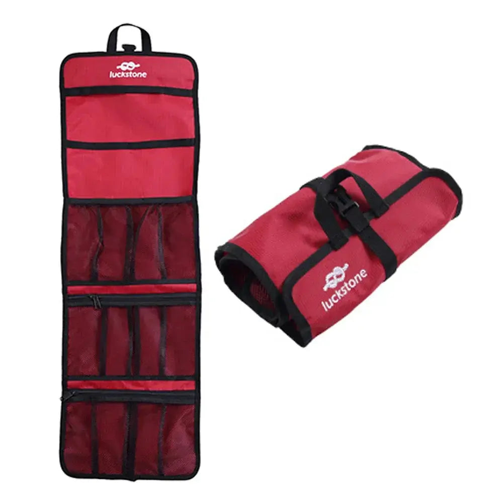 Rock Climbing Gear Storage Bag With Carabiner Organizer Durable 420D Ripstop Oxford