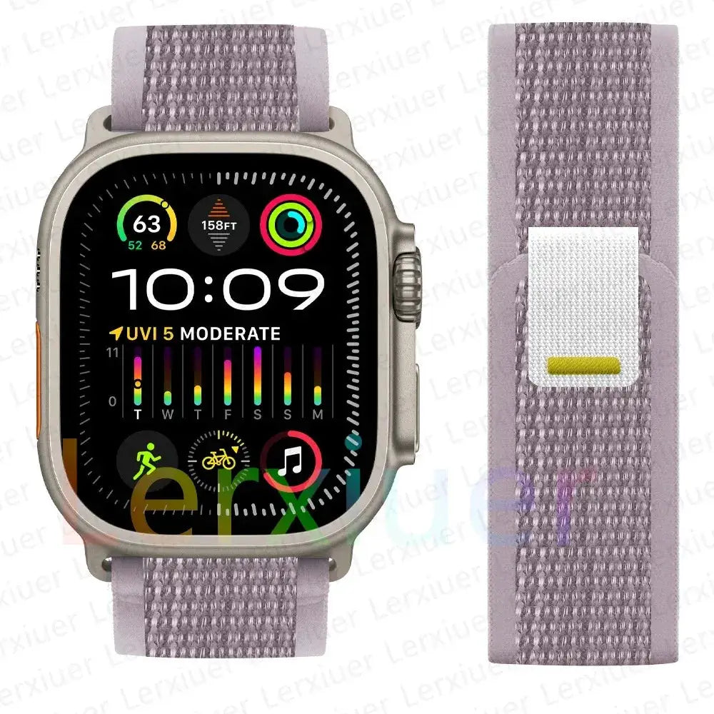 trail loop For apple watch ultra 3 2 Band 49mm 44mm 40mm 45mm 41mm 42mm correa bracelet iWatch series 7 se 8 9 10 11 46mm straps