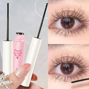 Silk Fiber Curling Mascara With Ultra Fine Brush For Precision Lengthening And Volumizing Waterproof Smudge Proof