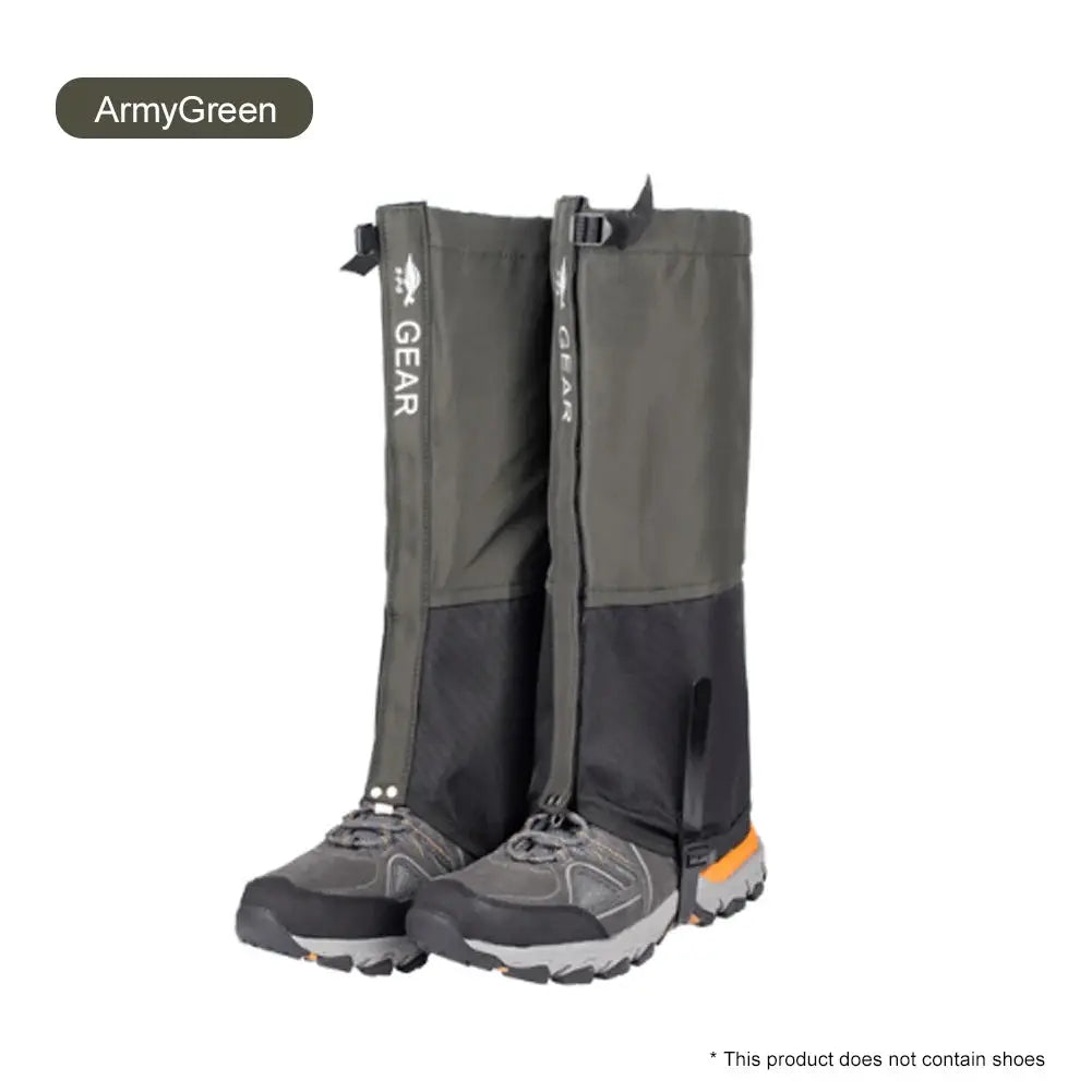 Outdoor Travel Leg Warmers Gaiters Waterproof 620D Nylon For Hiking Hunting Climbing Camping Snow Winter Foot Cover