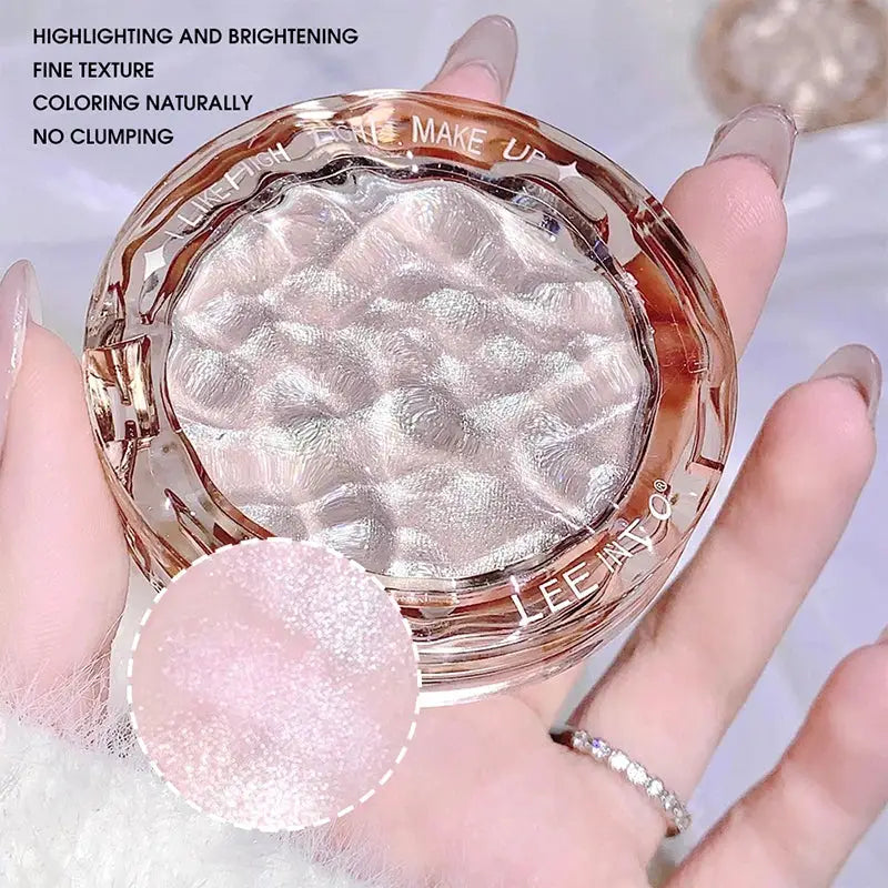 High Gloss Powder Glitter Highlight Contour Palette With Concealer For Natural Long Lasting Radiant Finish