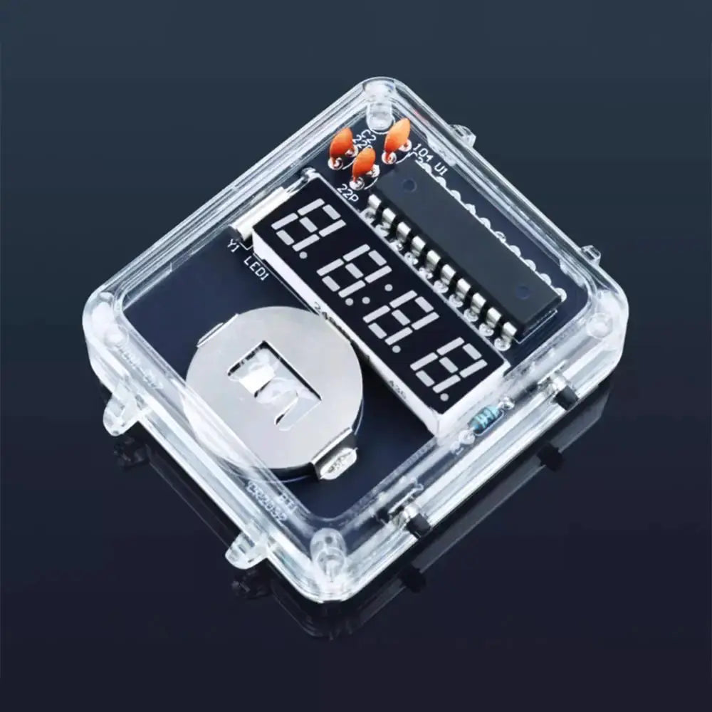 CircuitForge LED DIY Electronic Watch Kit Digital Tube Clock For Soldering Enthusiasts Wearable Timepiece