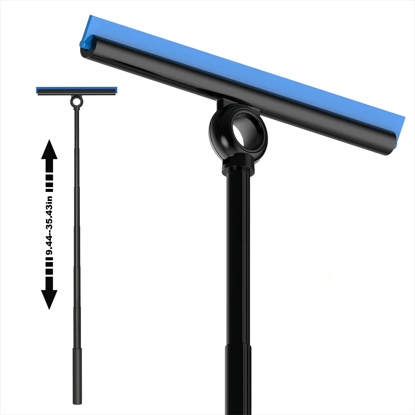 Simples Market EHOMGUI shower squeegee with telescopic handle and blue blade