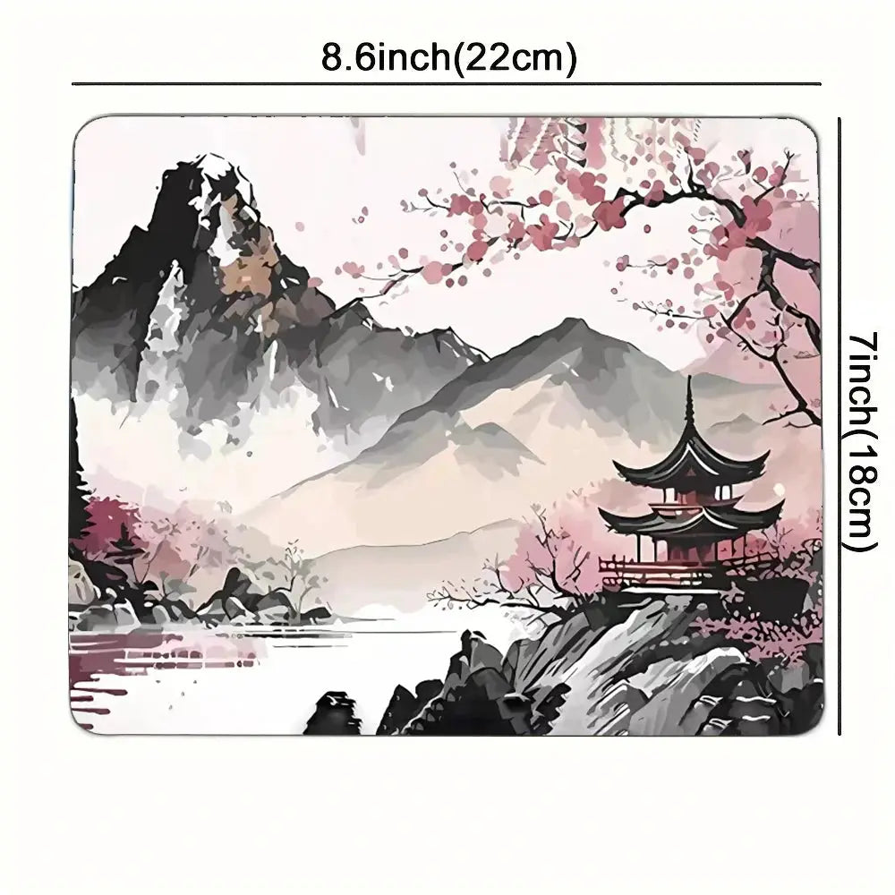 Large Extended Gaming Mouse Pad For Desk With Stitched Edges And Non Slip Rubber Base