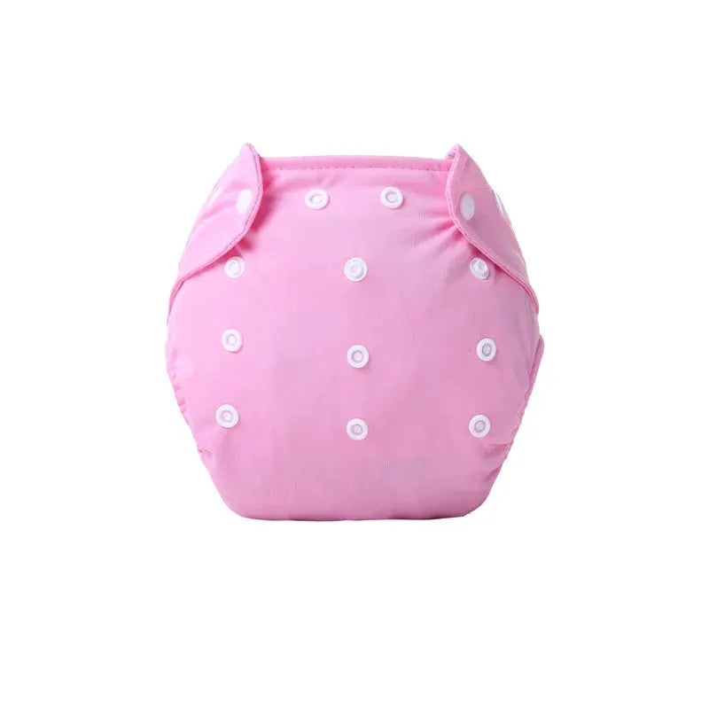 Eco Friendly Washable Reusable Cloth Diapers For Babies Grid Pattern Cotton Adjustable Training Pants 1 To 3 Years