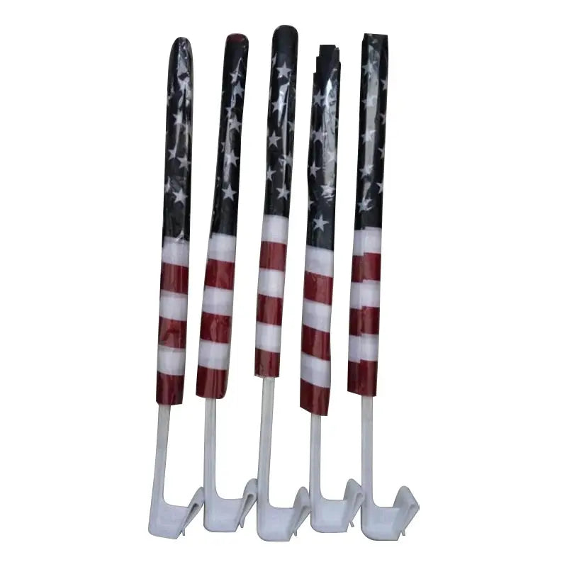 Aer American Car Flag 12x18 Inch With Plastic Pole For Vehicles