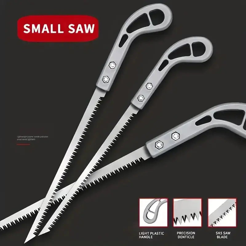 SK5 Steel Handsaw with Wooden Handle 340mm Blade for Garden and Woodworking Tasks including Wall Panel Bending