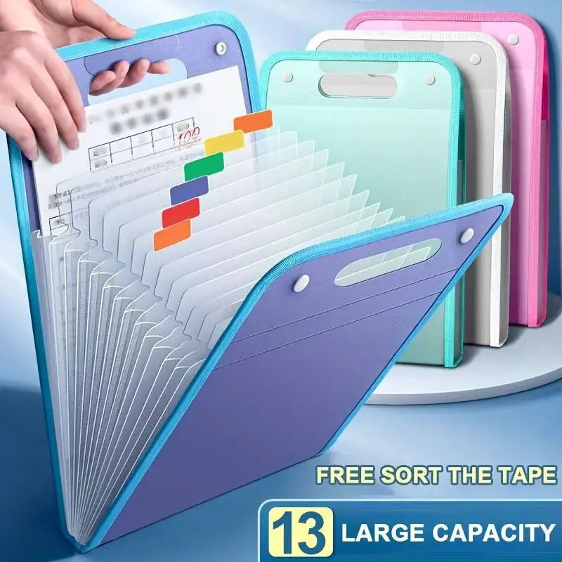 Macaron Accordion Document Organizer - Simples Market
