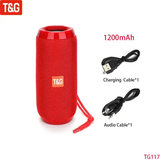 Wireless Portable Bluetooth Speaker With FM Radio And Subwoofer Hands Free Calling Music Sound Box