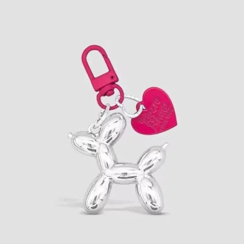 Y2K Balloon Dog Keychain Insta Style Cute Phone Chain Bag Pendant Accessory For Girls New