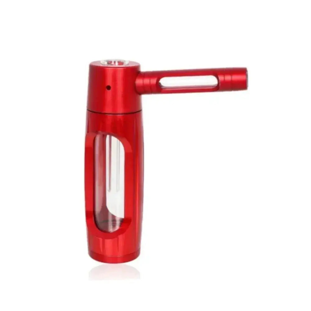 ZenSmoke Handheld Portable Smoking Pipe Hookah Set With Dry Burning Glass Tobacco Bowl And Cigarette Filters