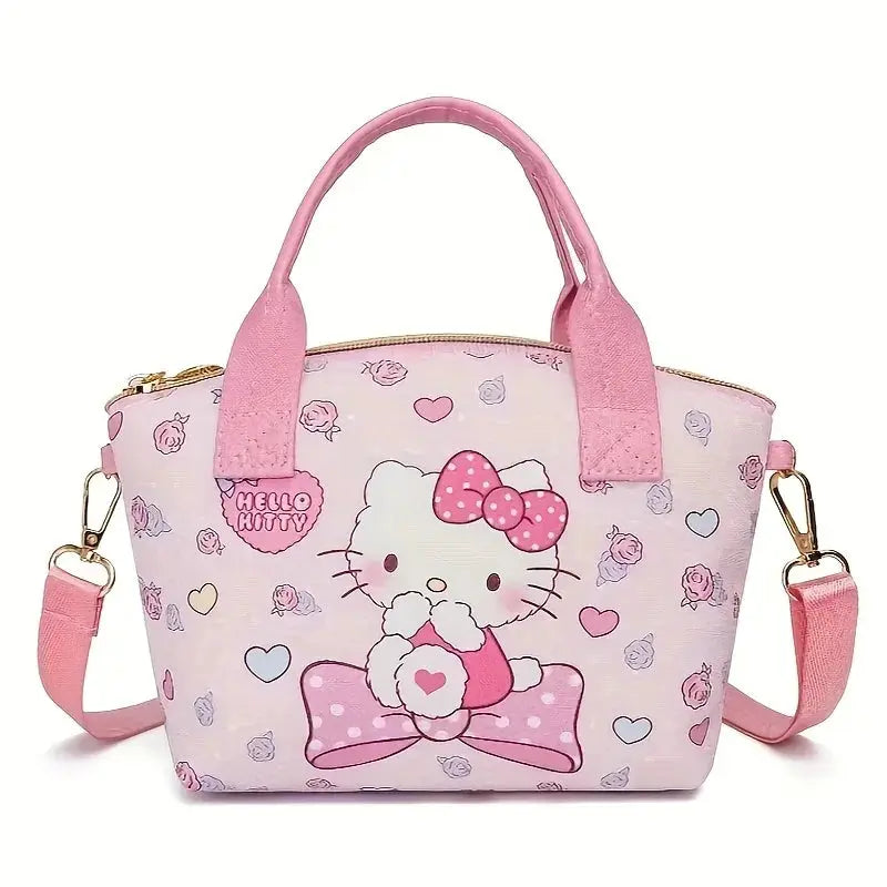 Sanrio Cinnamoroll Hello Kitty Tote Bag With Kuromi And My Melody Prints Versatile Shoulder Bag
