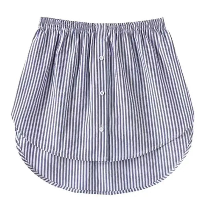 FlexiWear Adjustable Blouse Extender And Faux Top Layer Underskirt Comfortable Stretch Polyester For Easy Layering