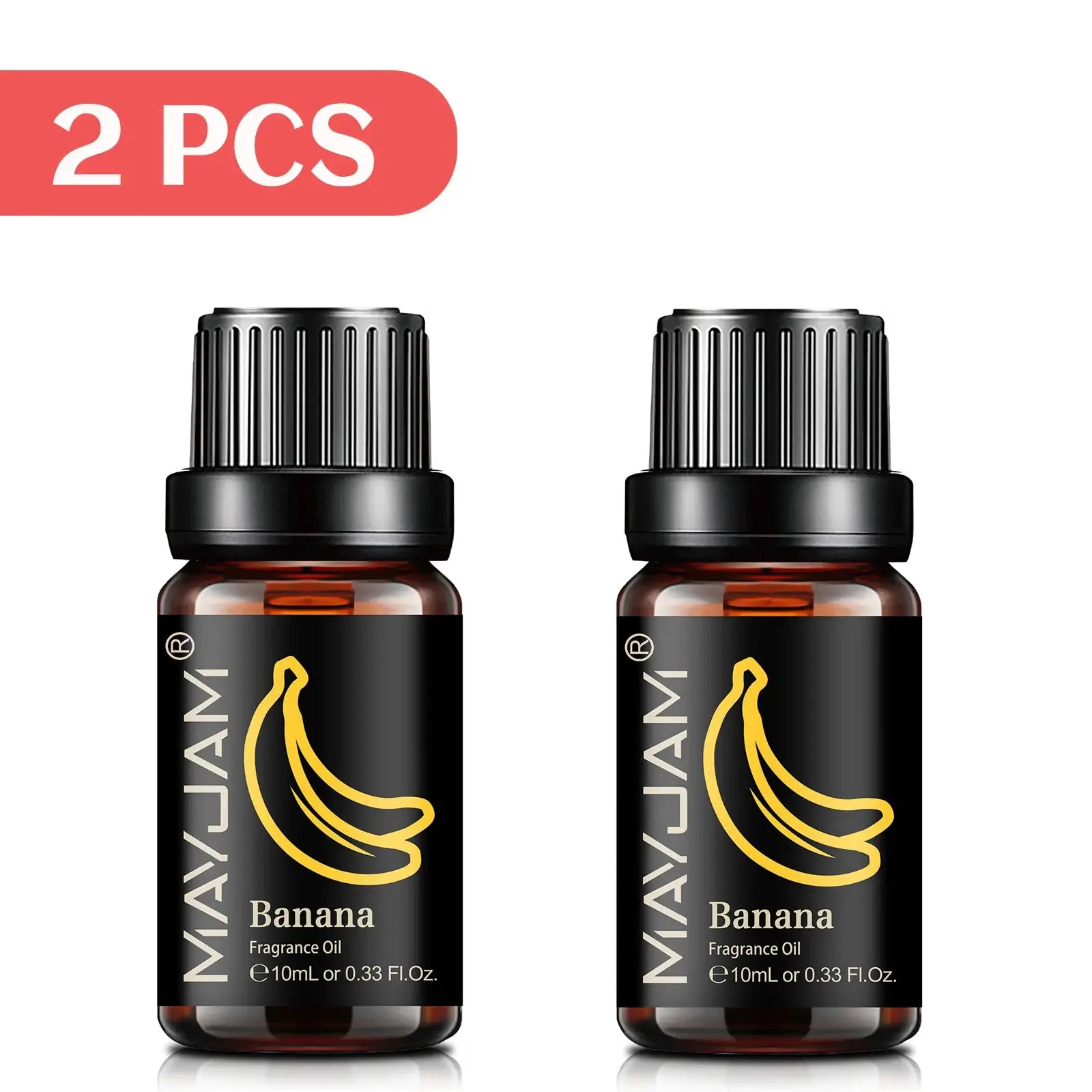 MAYJAM Fruit Essential Oil 10ml Assorted Fruit Fragrance for Diffuser Candle Cherry Banana Papaya Grape Litchi Guava Kiwifruit Pear